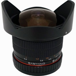 Lensa samyang 8 mm csii For Canon